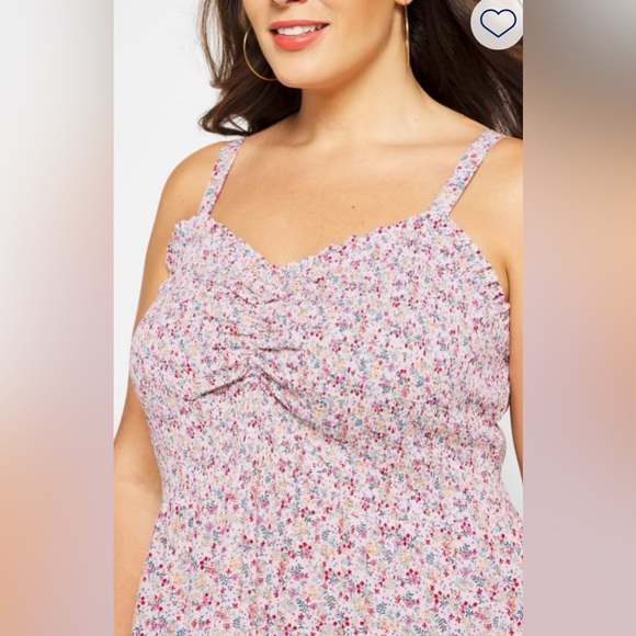 NWT Market & Spruce Smocked Sweetheart Dress from Stitch Fix - Picture 6 of 6